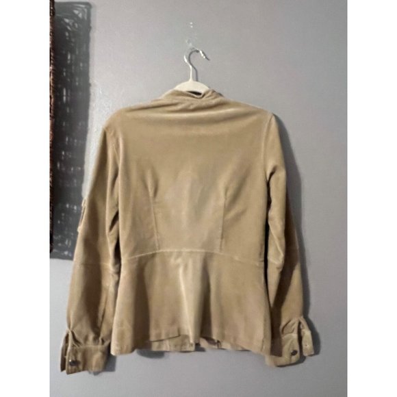 Anthropologie Ruth Corduroy Jacket Camel Brown 4 Small Stretch Cotton - Picture 6 of 11